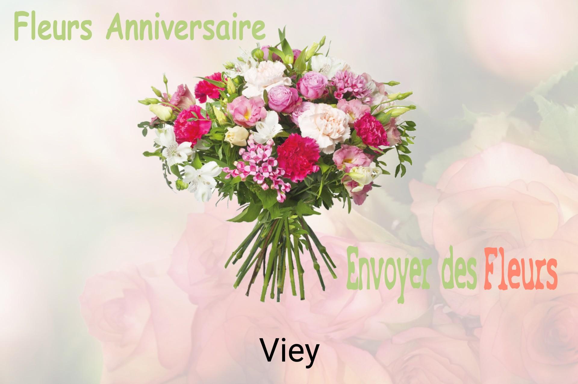 Bouquet de fleurs d’anniversaire livré à Viey